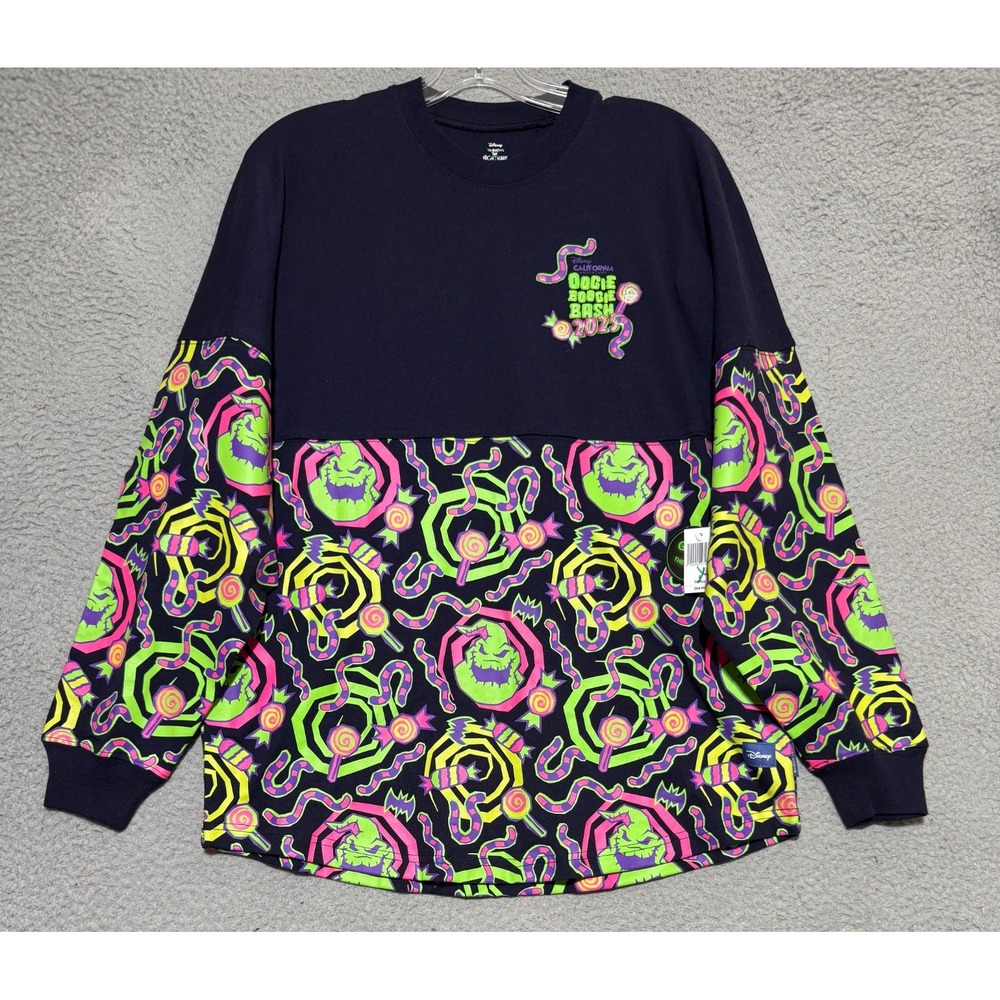 NEW Disney Parks Oogie Boogie Bash Spirit Jersey 2025 Small Glow in the Dark
